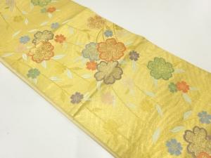 枝垂れ桜模様織出し袋帯